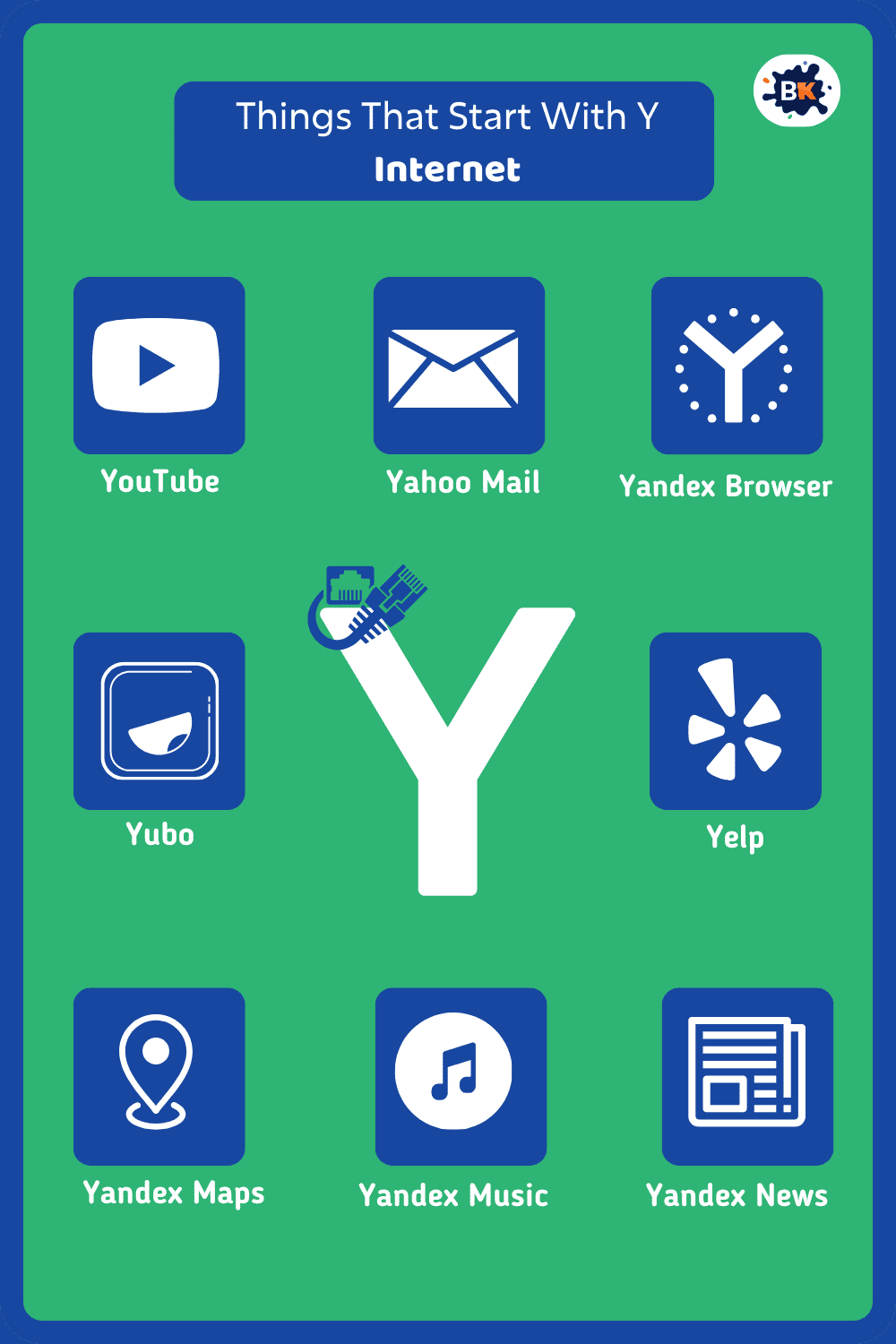 Things That Start With Y