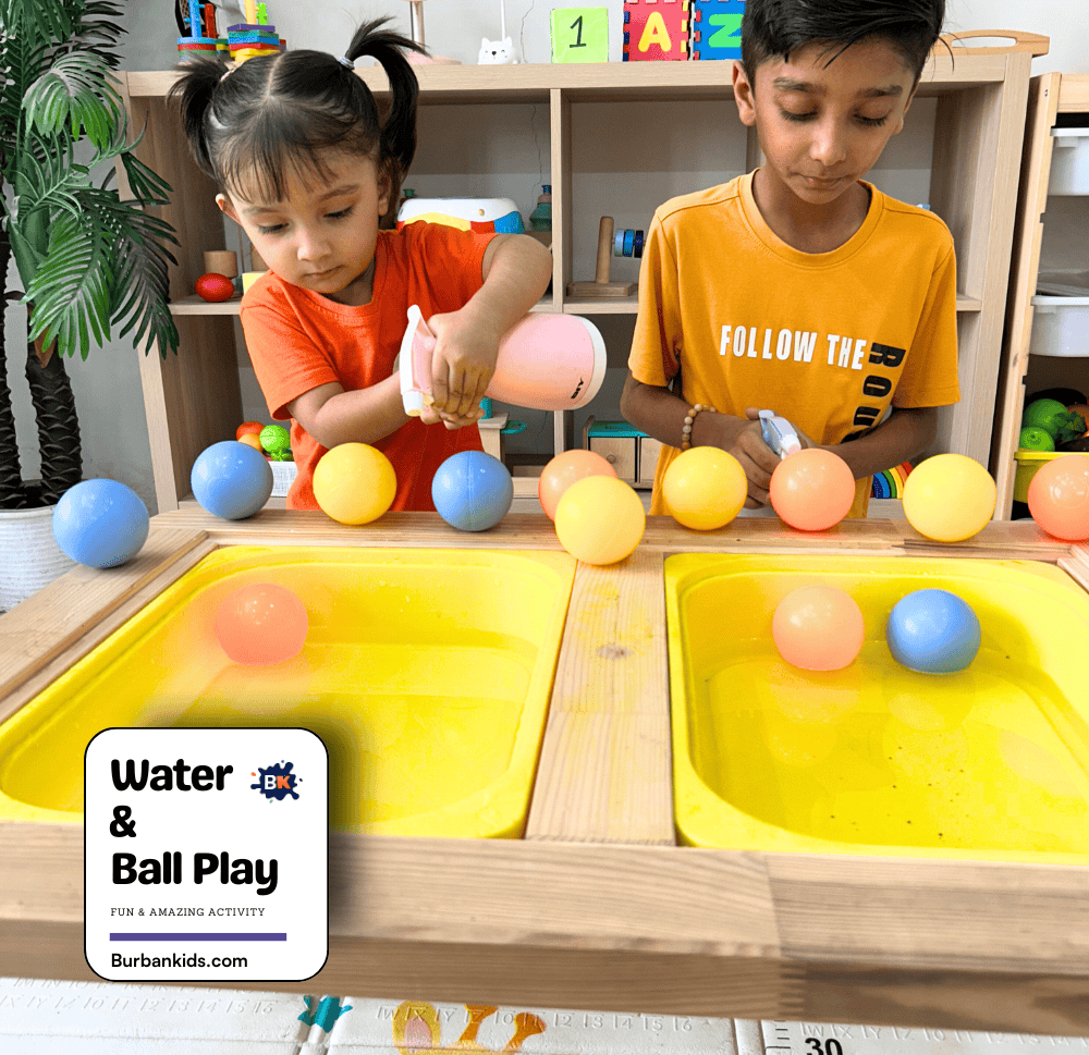 Water & Ball Play Activity