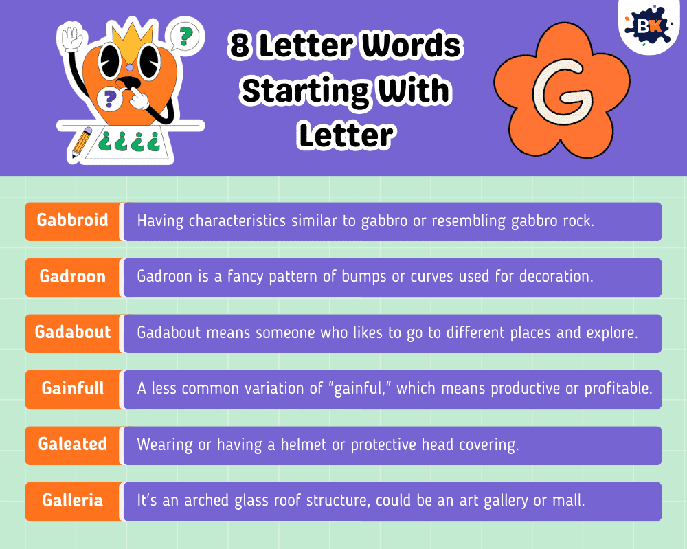 8 Letter Words Starting With G Letter 8 Letter Words Starting With G Letter