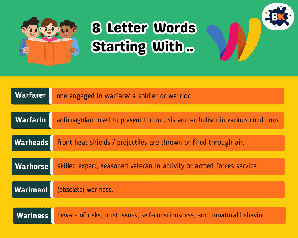 8 Letter Words Starting With W Letter 8 Letter Words Starting With W Letter