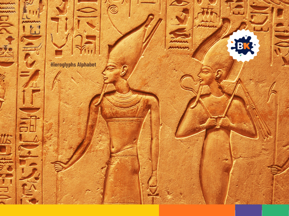 Alphabets were hieroglyphs in Egypt Alphabets were hieroglyphs in Egypt