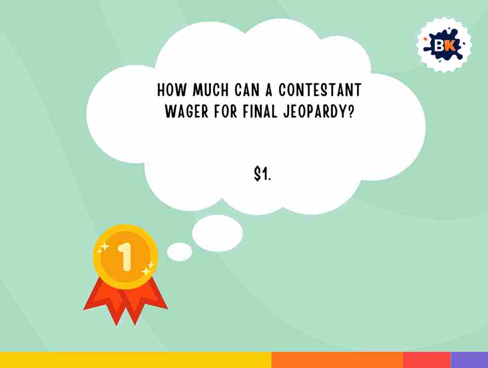 Amazing Jeopardy Trivia Questions For Kids