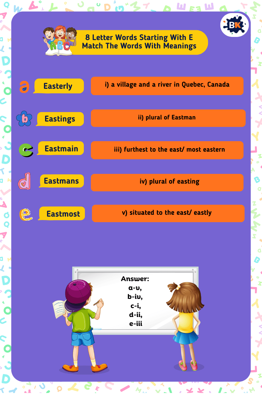 Amazing Word Matching Activity For Kids Amazing Word Matching Activity For Kids