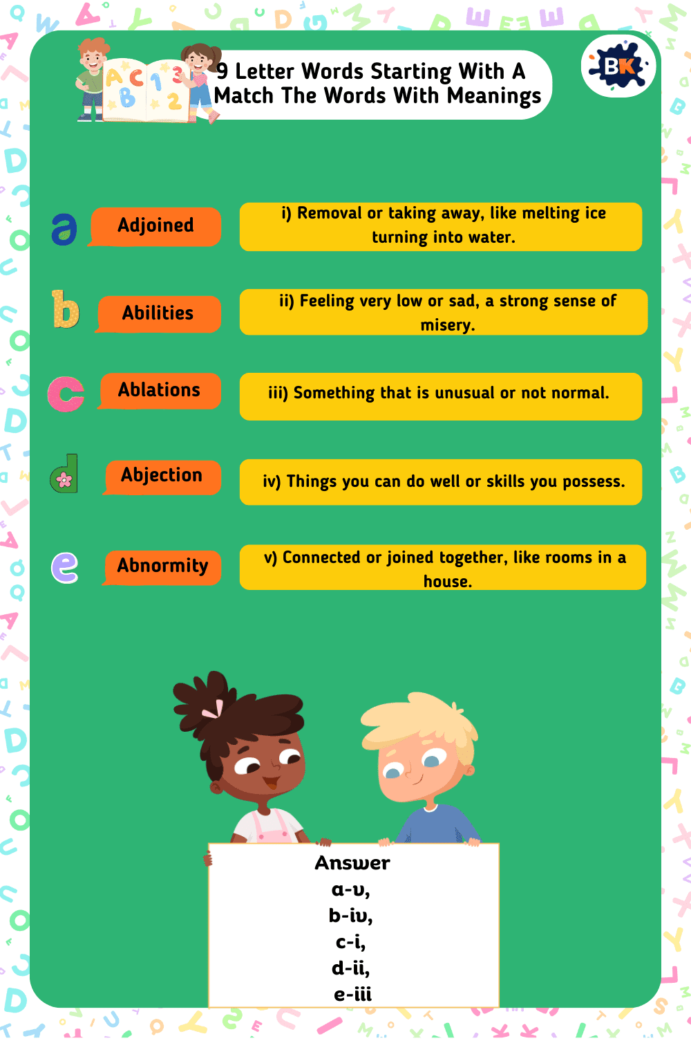 Amazing Word Matching Activity For Kids Amazing Word Matching Activity For Kids