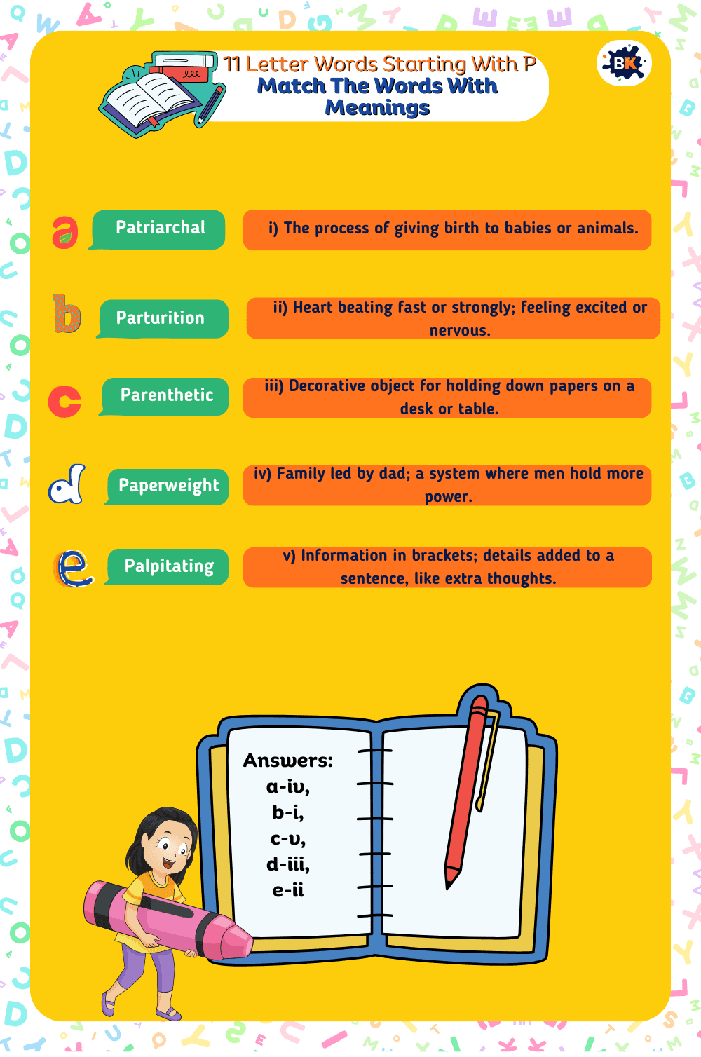 Amazing Word Matching Activity For Kids Amazing Word Matching Activity For Kids