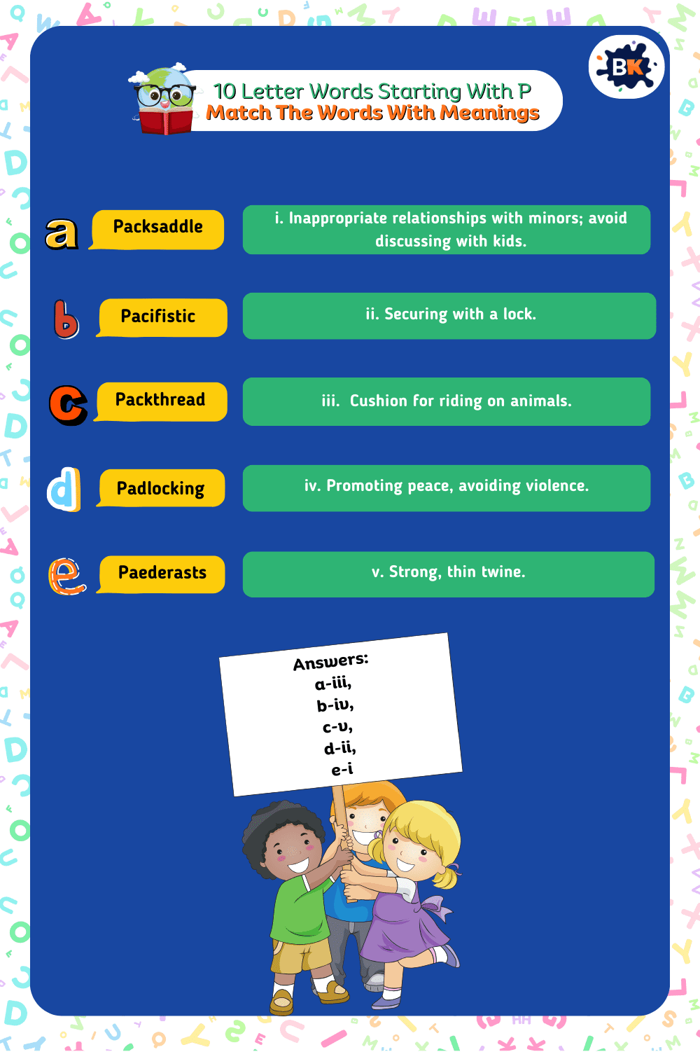 Amazing Word Matching Activity For Kids Amazing Word Matching Activity For Kids