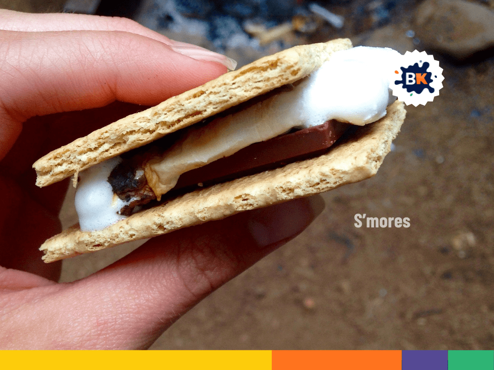 American cuisine includes S'mores American cuisine includes S'mores