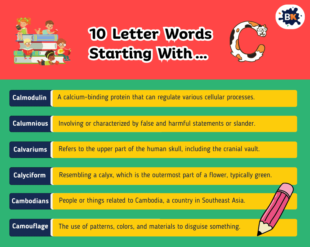 Amusing 10 Letter Words Starting With C For Kids Amusing 10 Letter Words Starting With C For Kids