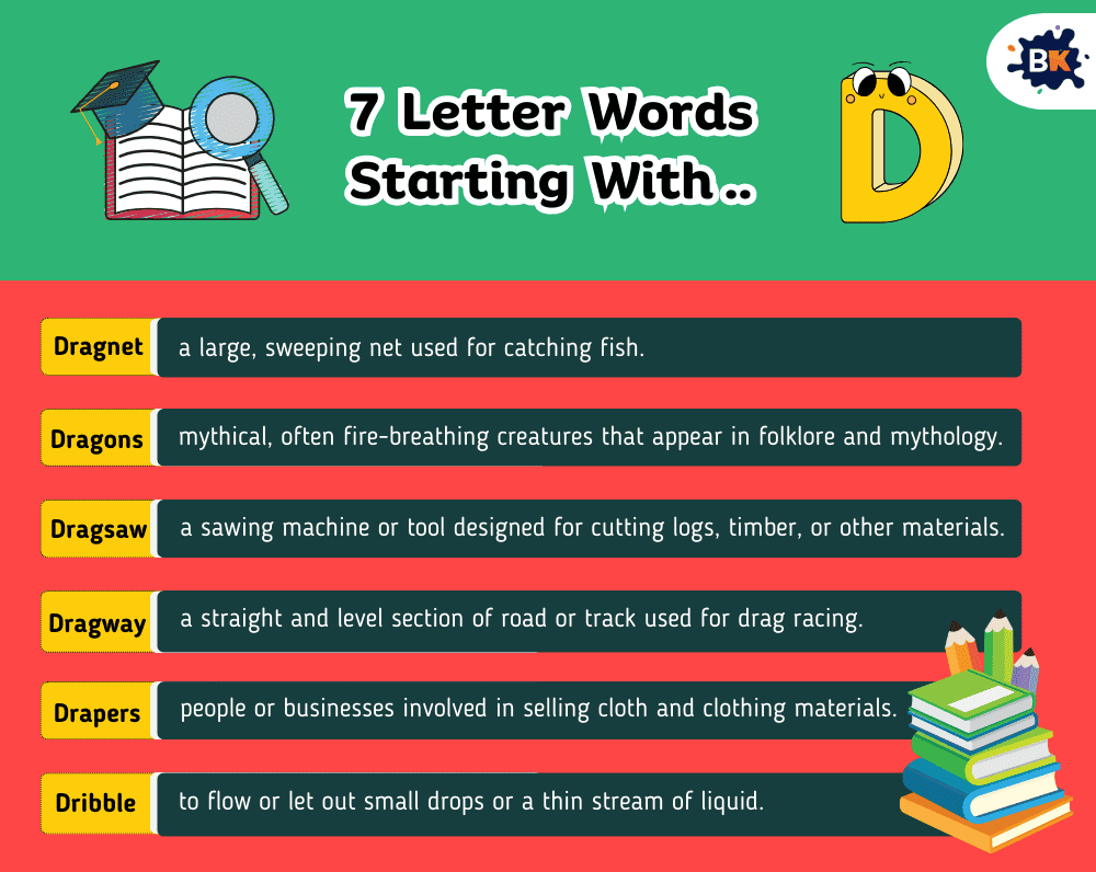 Amusing 7 Letter Words Starting With D For Kids Amusing 7 Letter Words Starting With D For Kids