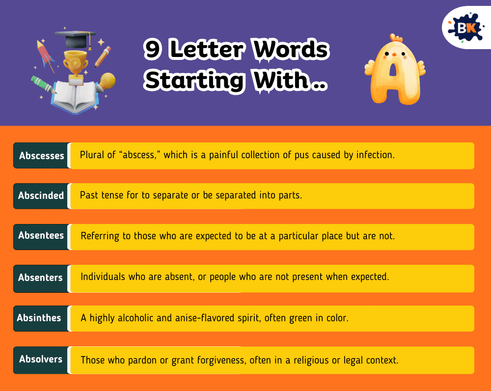 Amusing 9 Letter Words Starting With A For Kids Amusing 9 Letter Words Starting With A For Kids
