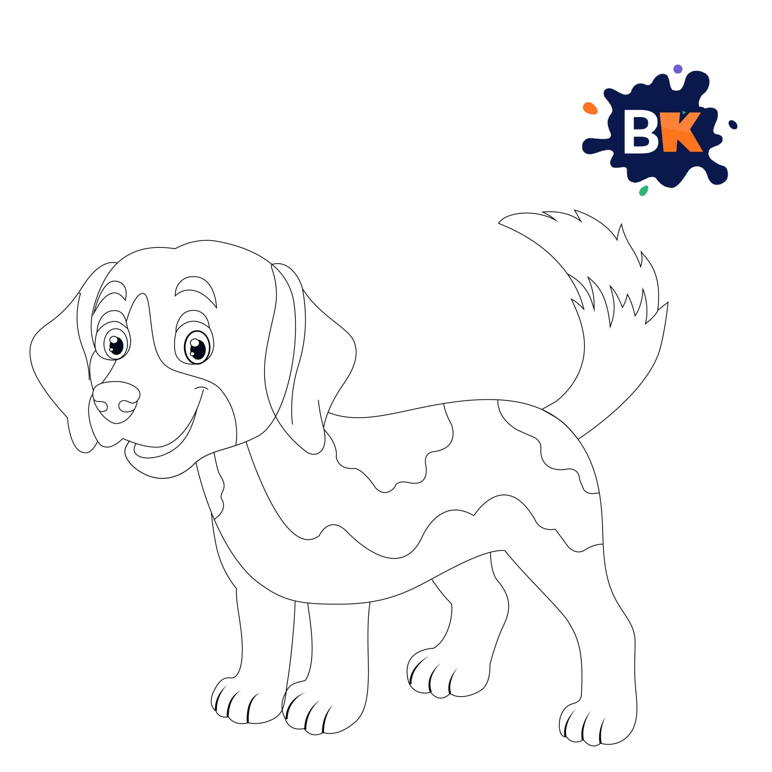 How to Draw a Beagle Step 11 How to Draw a Beagle Step 11