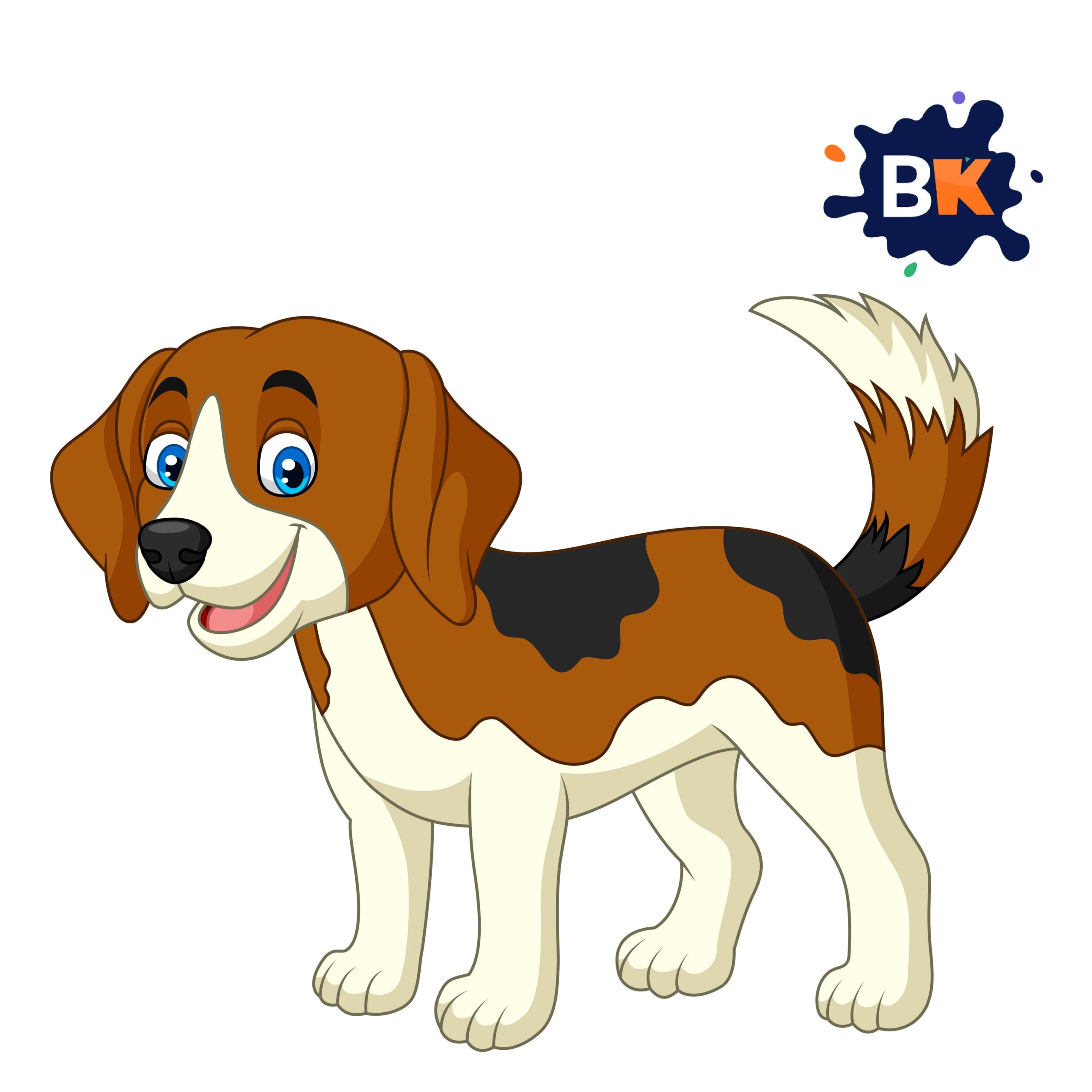 How to Draw a Beagle Step 12 How to Draw a Beagle Step 12