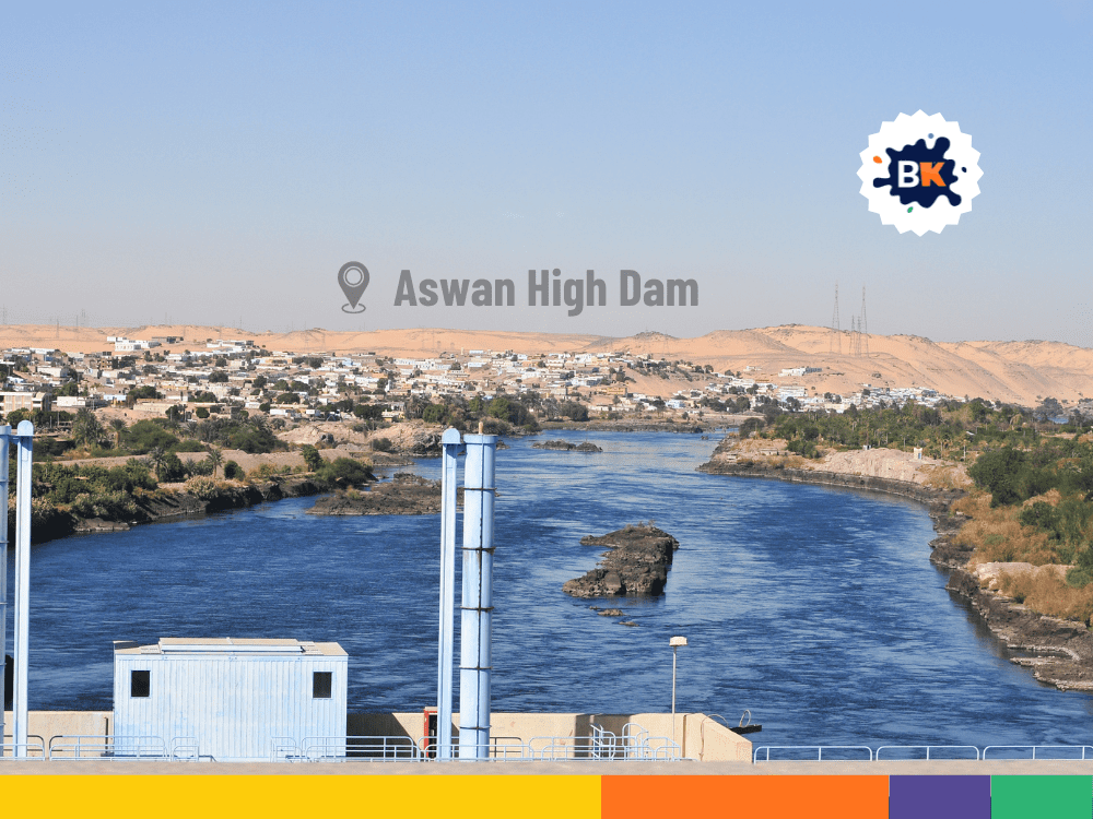 Biggest water damn in Egypt Biggest water damn in Egypt