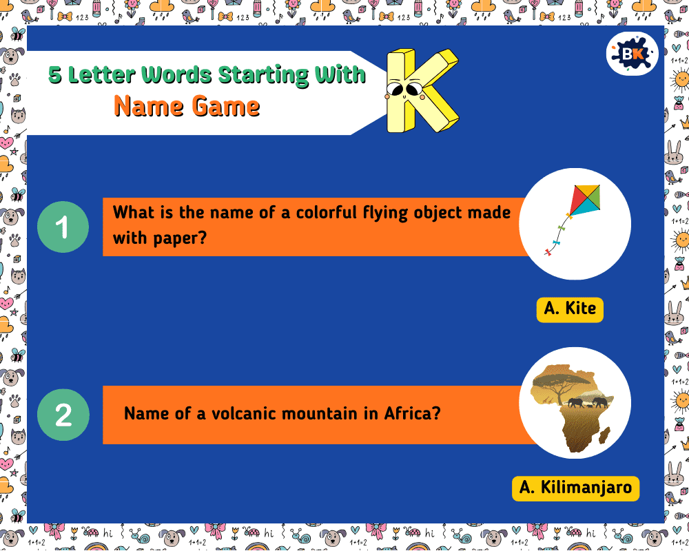 Childish Name Game For Kids Childish Name Game For Kids