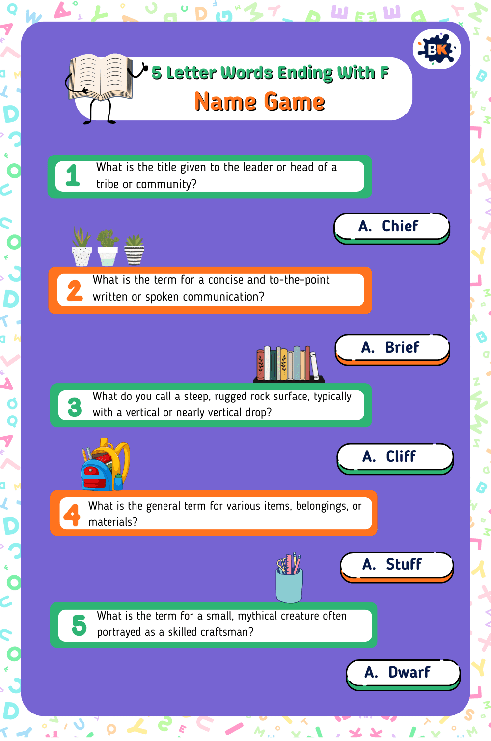 Childish Name Game For Kids Childish Name Game For Kids