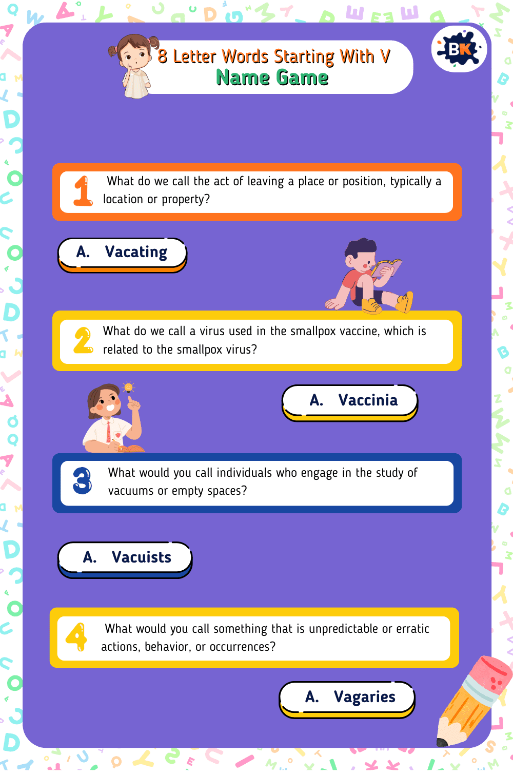 Childish Name Game For Kids Childish Name Game For Kids