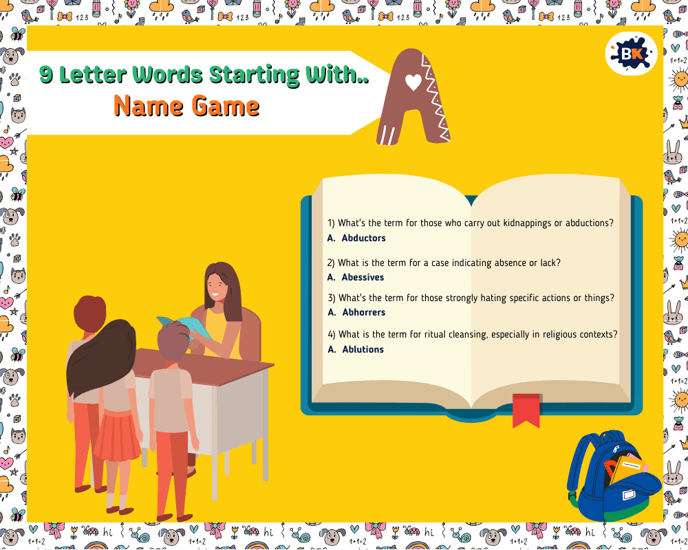 Childish Name Game For Kids Childish Name Game For Kids