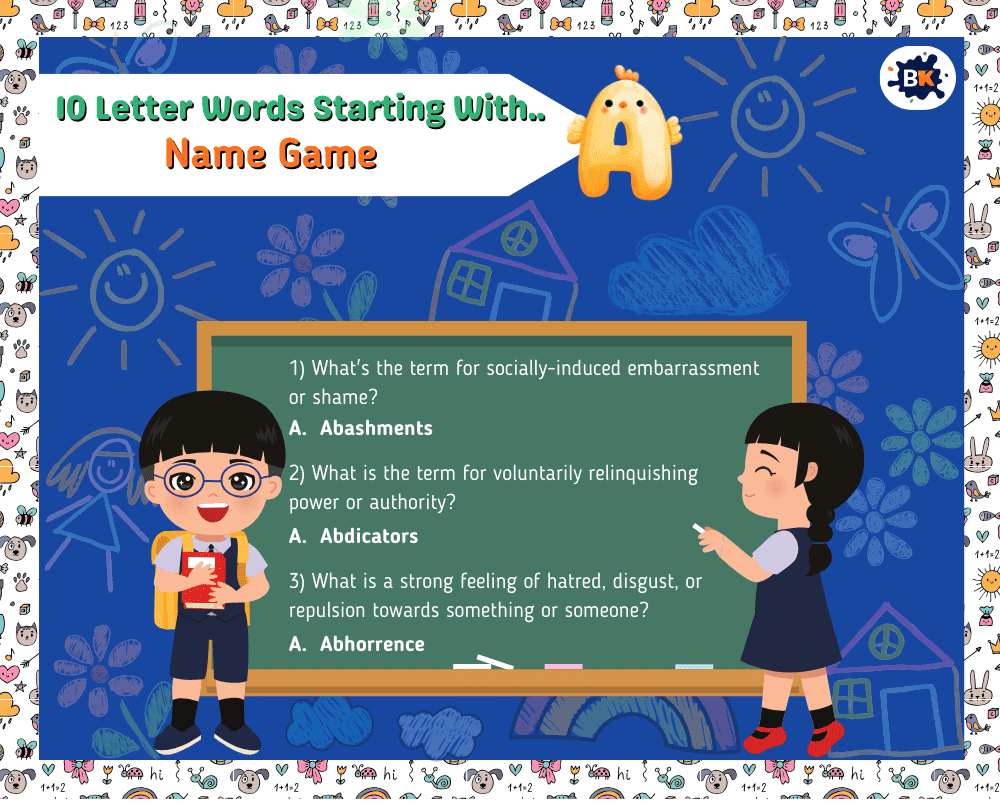 Childish Name Game For Kids Childish Name Game For Kids