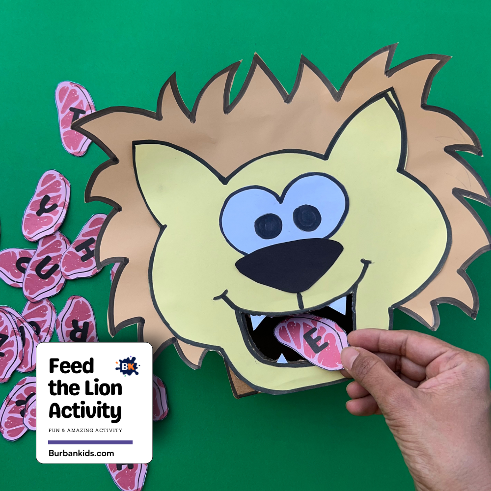 Feed the Lion Activity feed the lion activity
