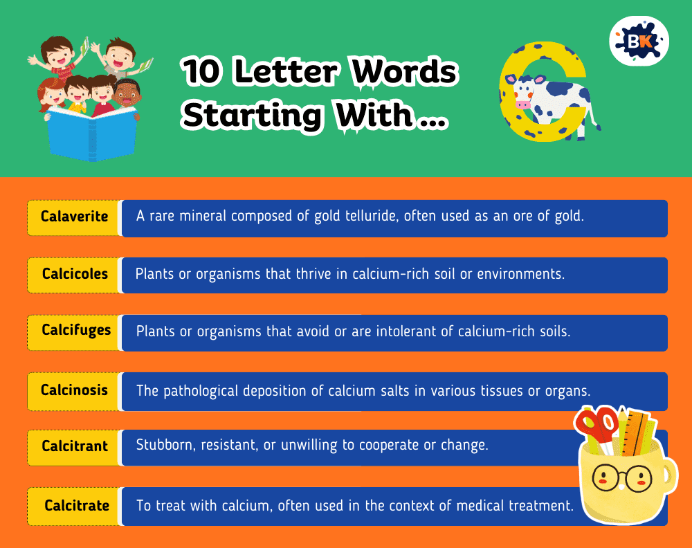Goofy 10 Letter Words Starting With C For Kids Goofy 10 Letter Words Starting With C For Kids