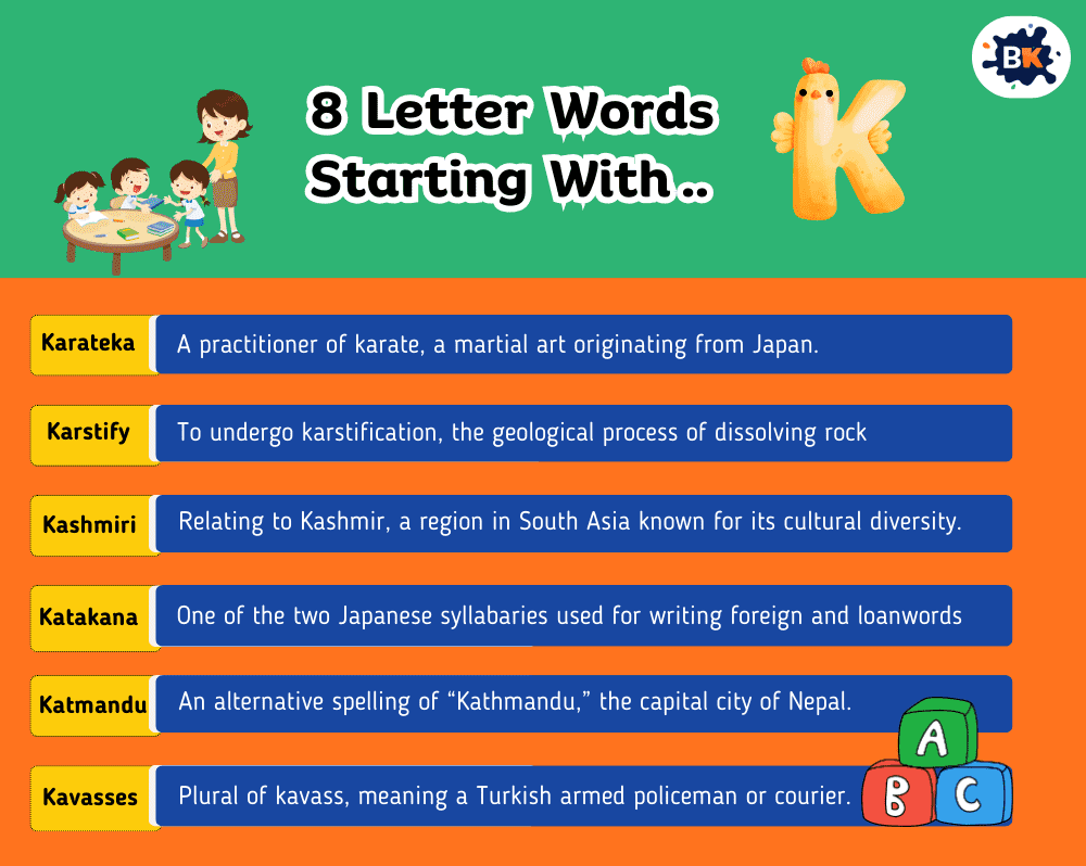 Goofy 8 Letter Words Starting With K For Kids Goofy 8 Letter Words Starting With K For Kids