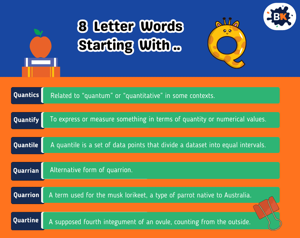 Goofy 8 Letter Words Starting With Q For Kids Goofy 8 Letter Words Starting With Q For Kids