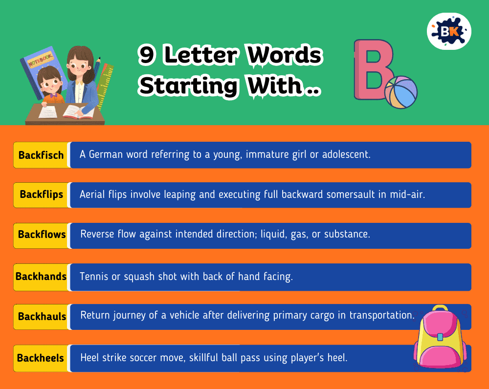 Goofy 9 Letter Words Starting With B For Kids Goofy 9 Letter Words Starting With B For Kids