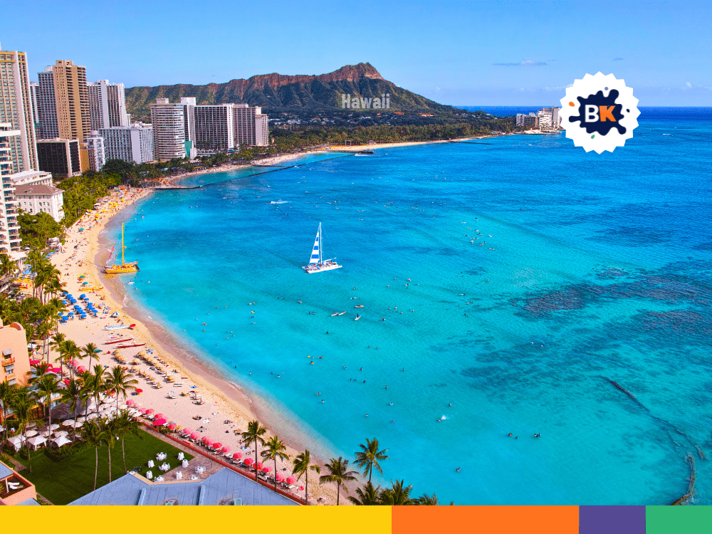 Hawaii has the longest island chain Hawaii has the longest island chain