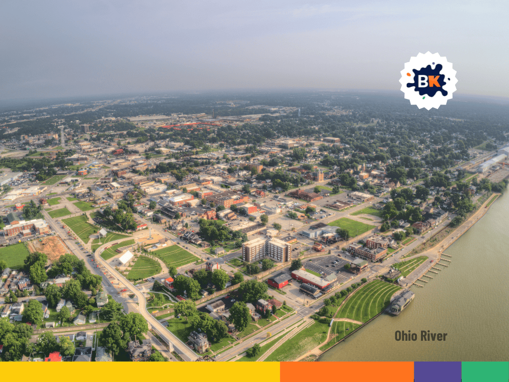 Illinois is bordered by the Ohio River Illinois is bordered by the Ohio River