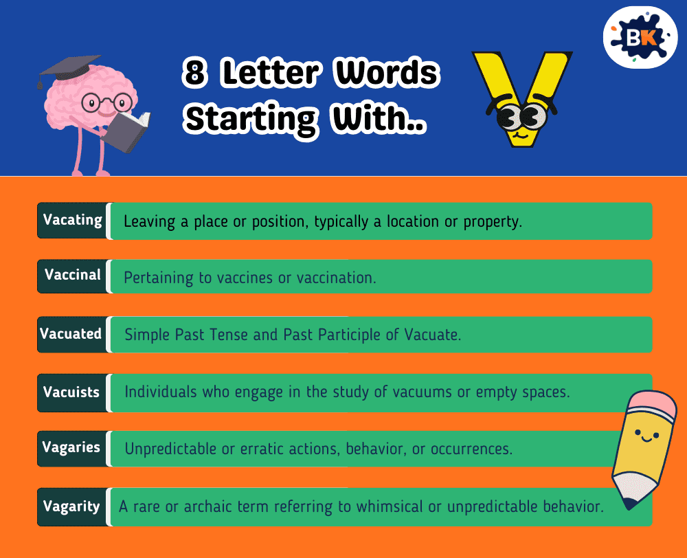Incredible 8 Letter Words Starting With V For Kids Incredible 8 Letter Words Starting With V For Kids