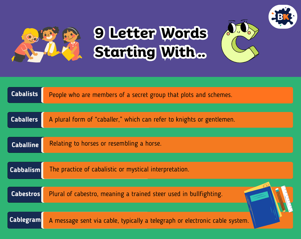 Incredible 9 Letter Words Starting With C For Kids Incredible 9 Letter Words Starting With C For Kids