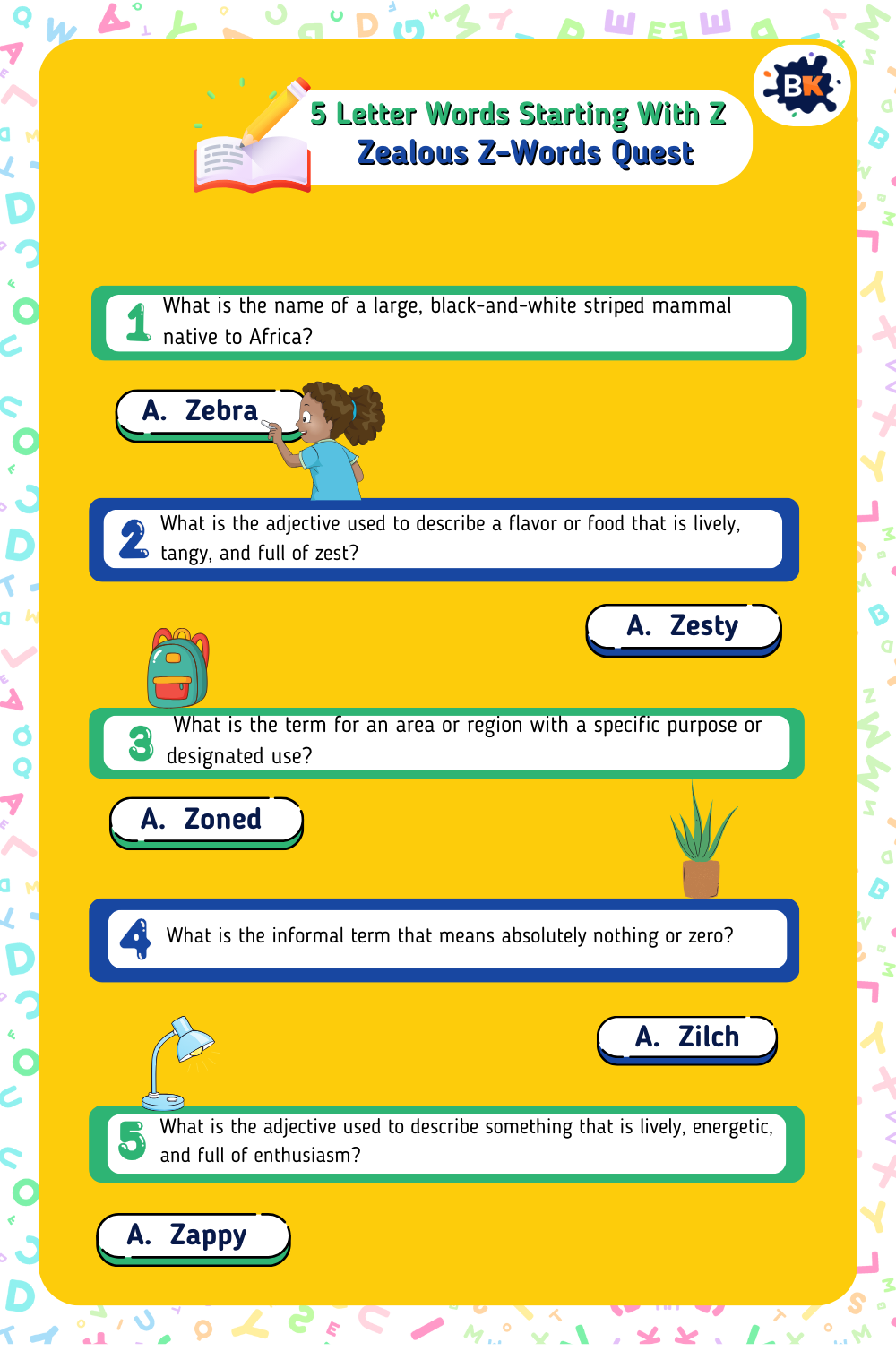 Incredible Z-Words Quest For Kids Incredible Z-Words Quest For Kids