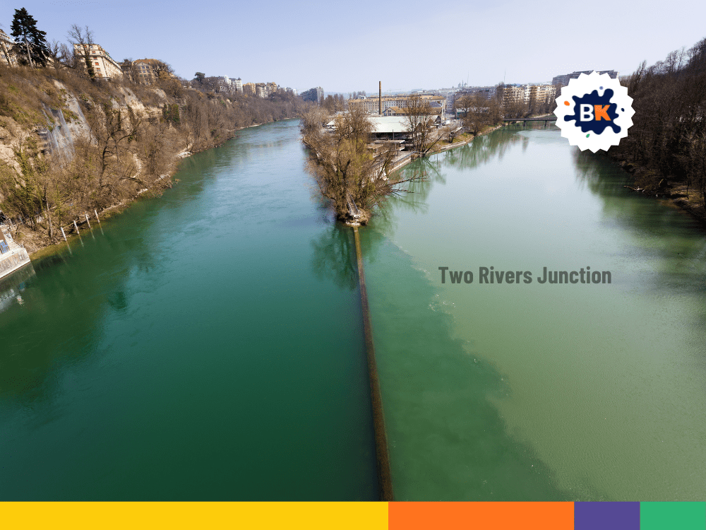 Junction Of Two Rivers in Belgrade Junction Of Two Rivers in Belgrade