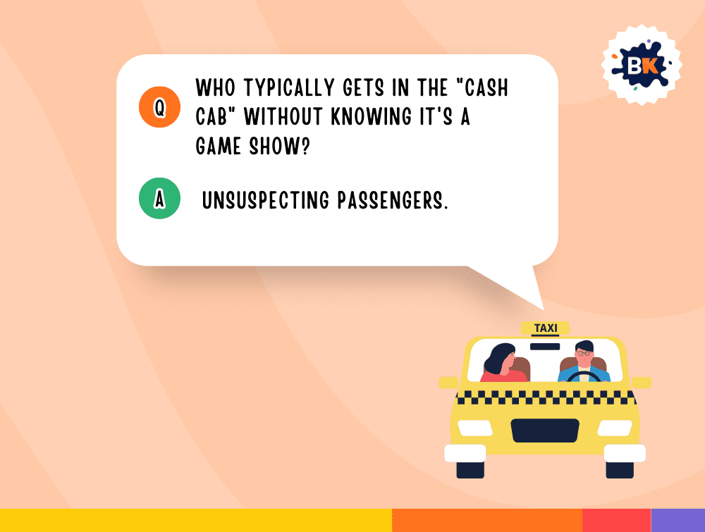 Knowledgeable Cash Cab Trivia Questions For Kids