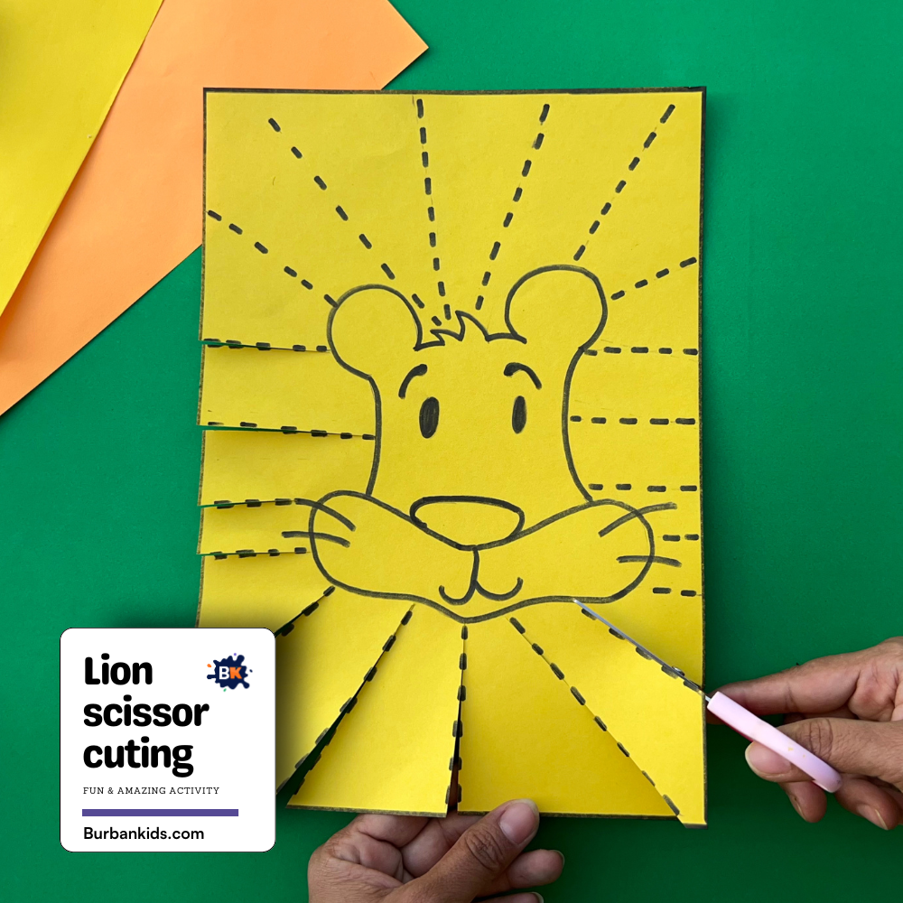 Lion scissor cuting Lion Scissor Cutting