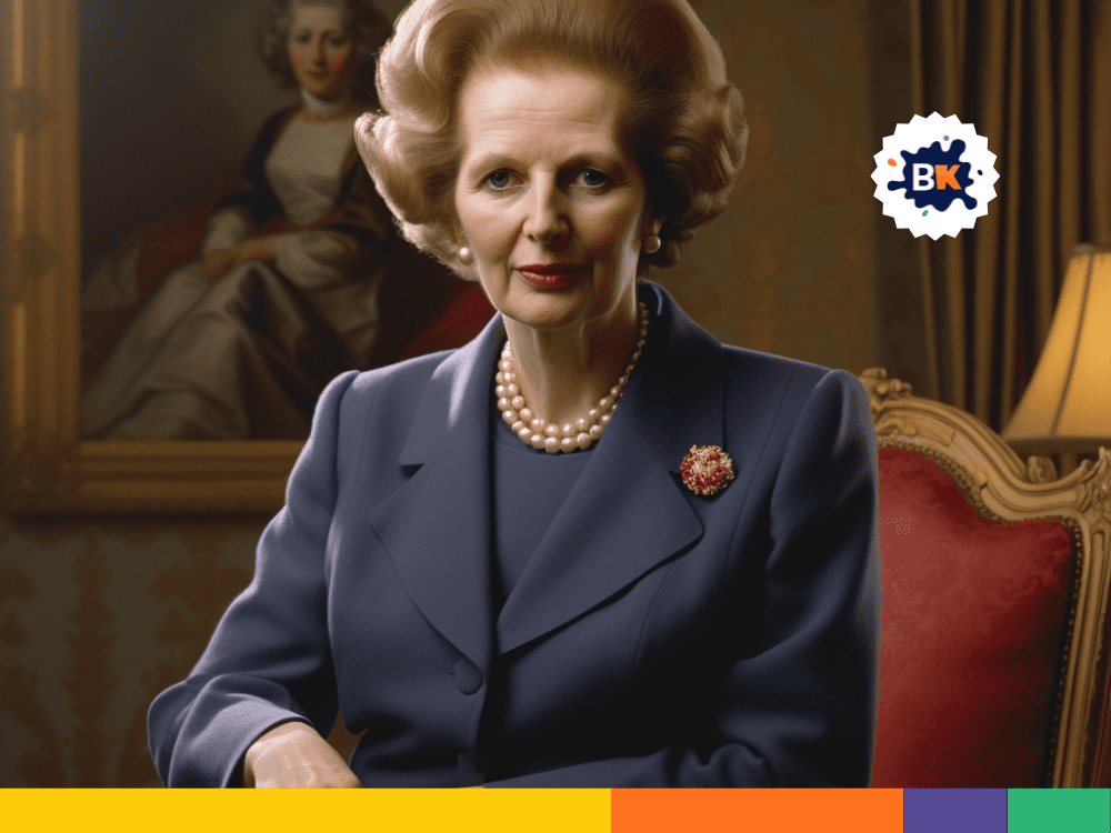 Margaret Thatcher At A Parliamentary Seat Margaret Thatcher At A Parliamentary Seat