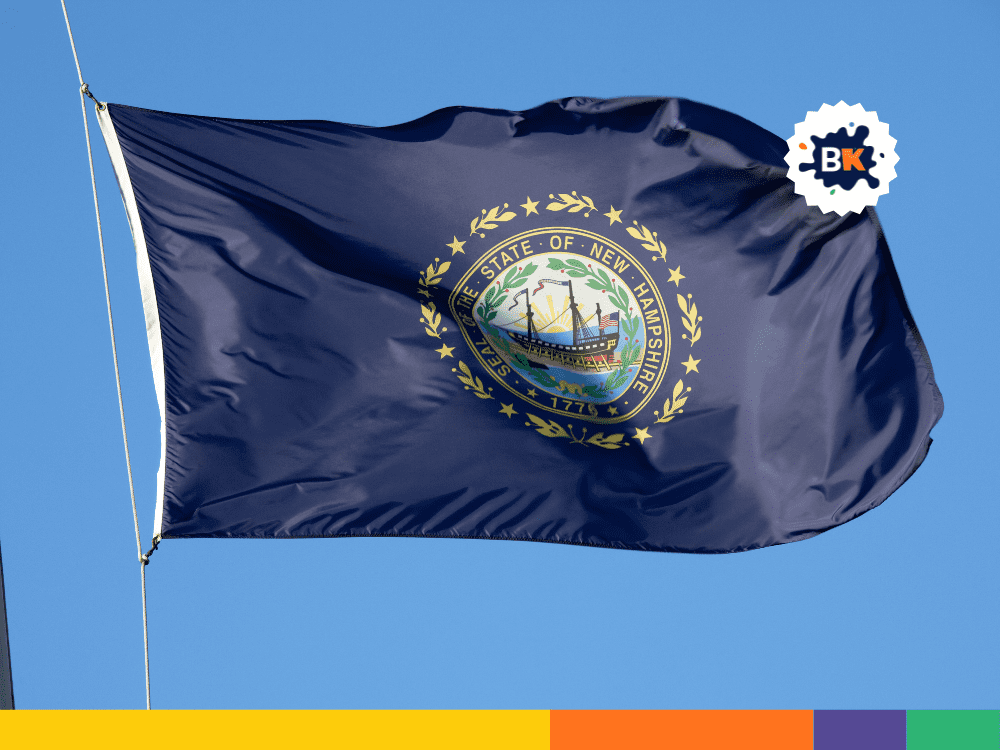New Hampshire’s state flag New Hampshire’s state flag
