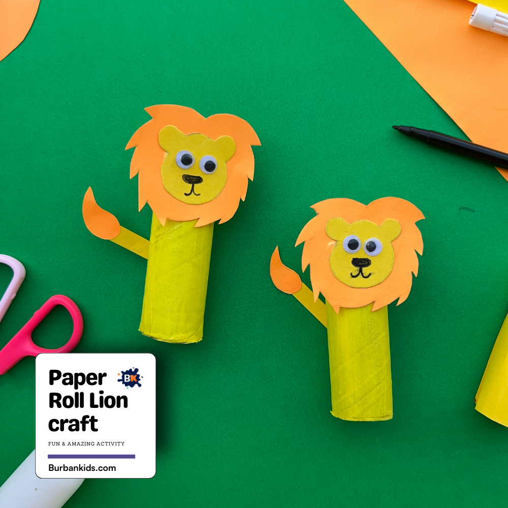 Paper Roll Lion craft Paper Roll Lion Craft