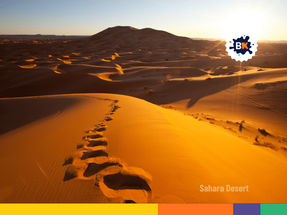 Part of Sahara Desert in Mauritania Part of Sahara Desert in Mauritania