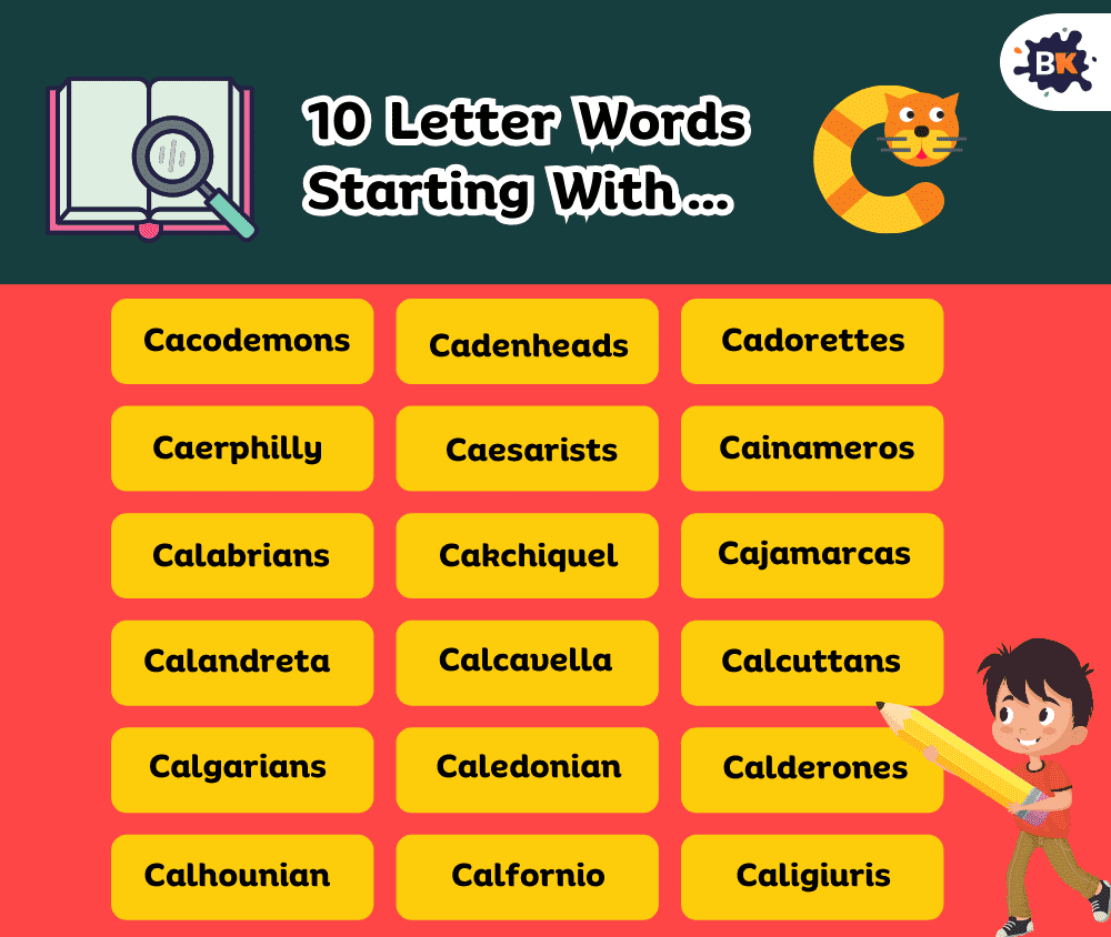 Perfect 10 Letter Words Starting With C For Kids Perfect 10 Letter Words Starting With C For Kids