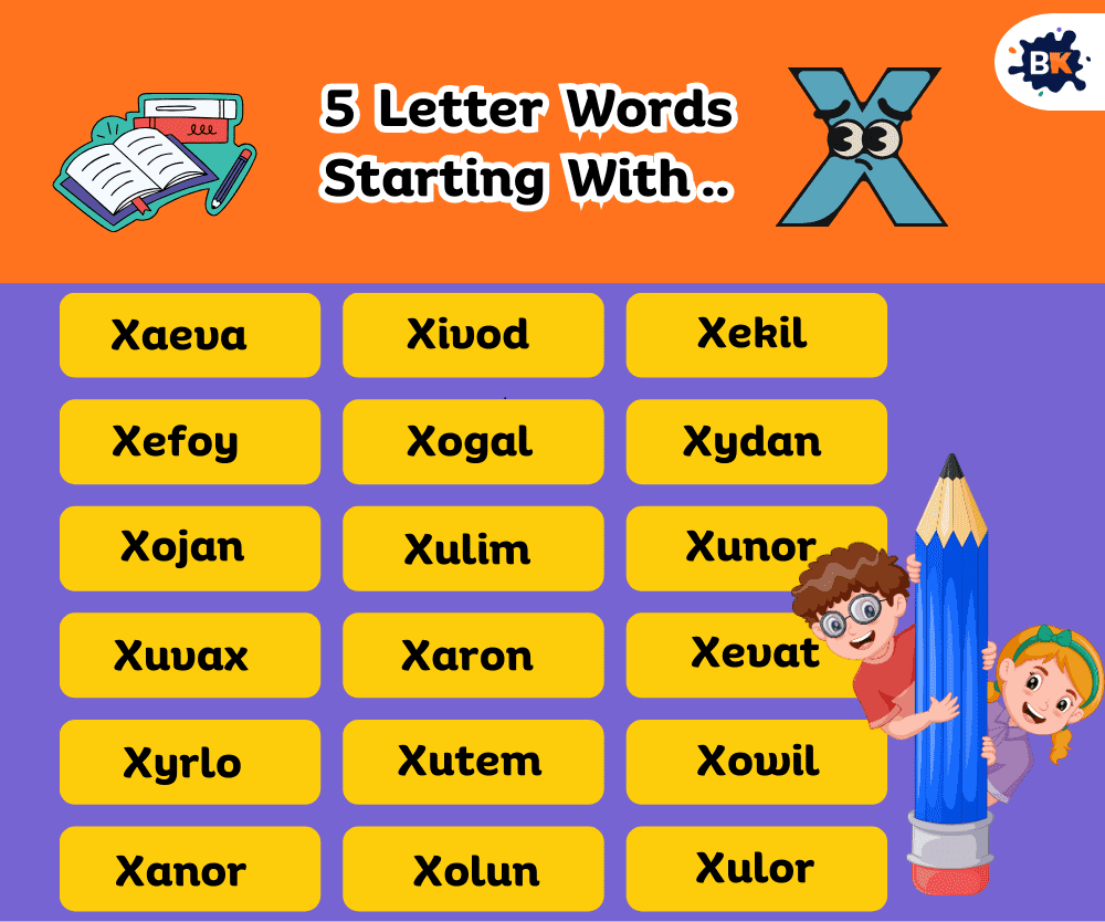 Perfect 5 Letter Words Starting With X For Kids Perfect 5 Letter Words Starting With X For Kids