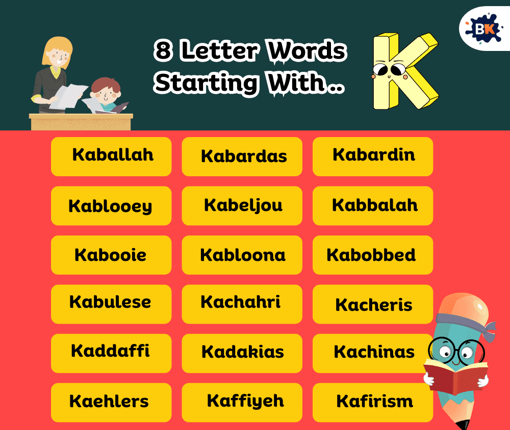Perfect 8 Letter Words Starting With K For Kids Perfect 8 Letter Words Starting With K For Kids