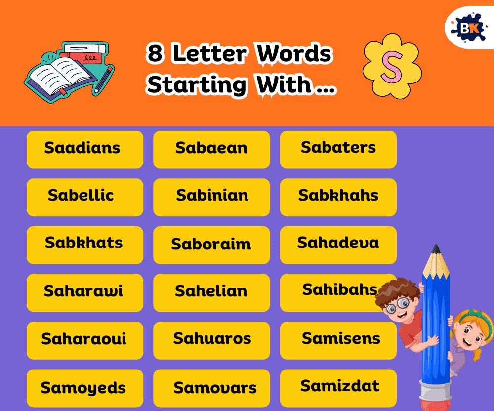 Perfect 8 Letter Words Starting With S For Kids Perfect 8 Letter Words Starting With S For Kids