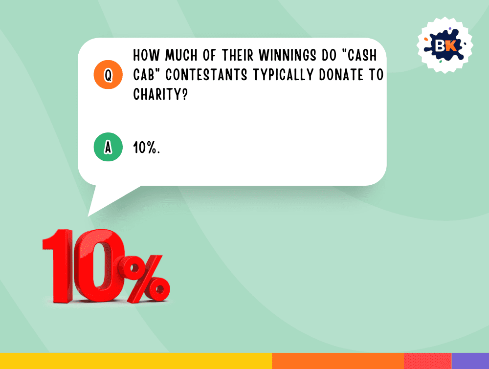 Perfect Cash Cab Trivia Questions For Kids