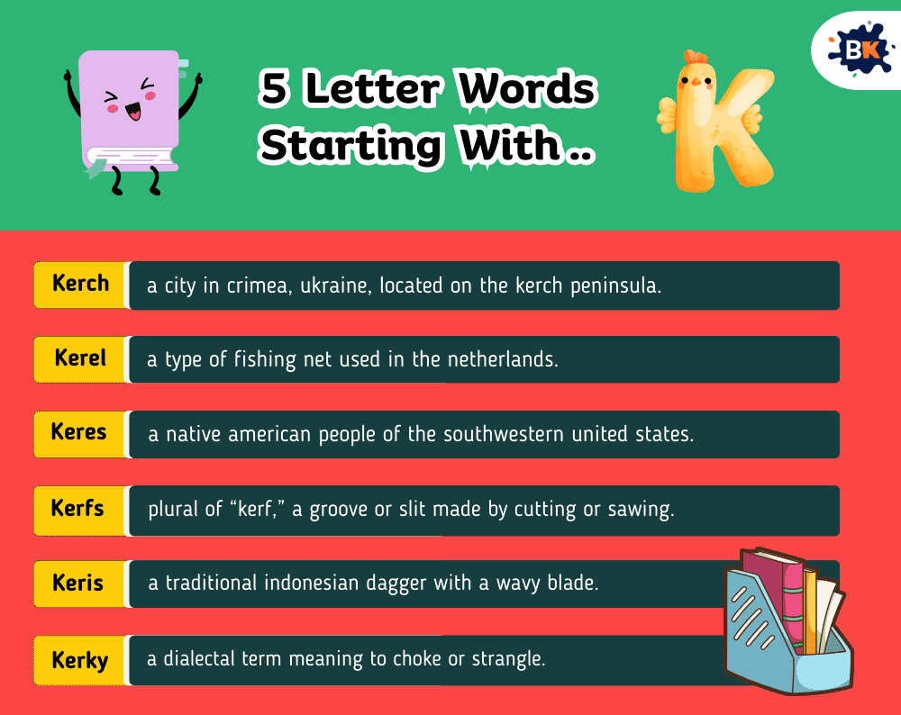 Relevant 5 Letter Words Starting With K For Kids Relevant 5 Letter Words Starting With K For Kids