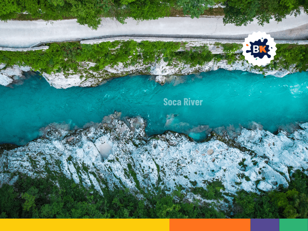 Slovenia has over 27,000 km of rivers Slovenia has over 27,000 km of rivers