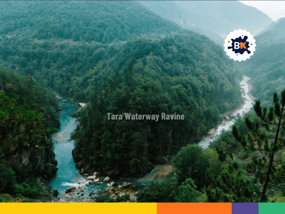 Tara Waterway Ravine in Montenegro Tara Waterway Ravine in Montenegro