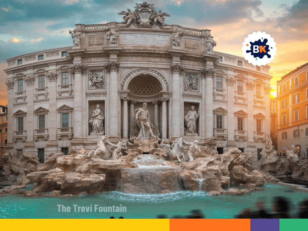 The Trevi Fountain Of Italy The Trevi Fountain Of Italy