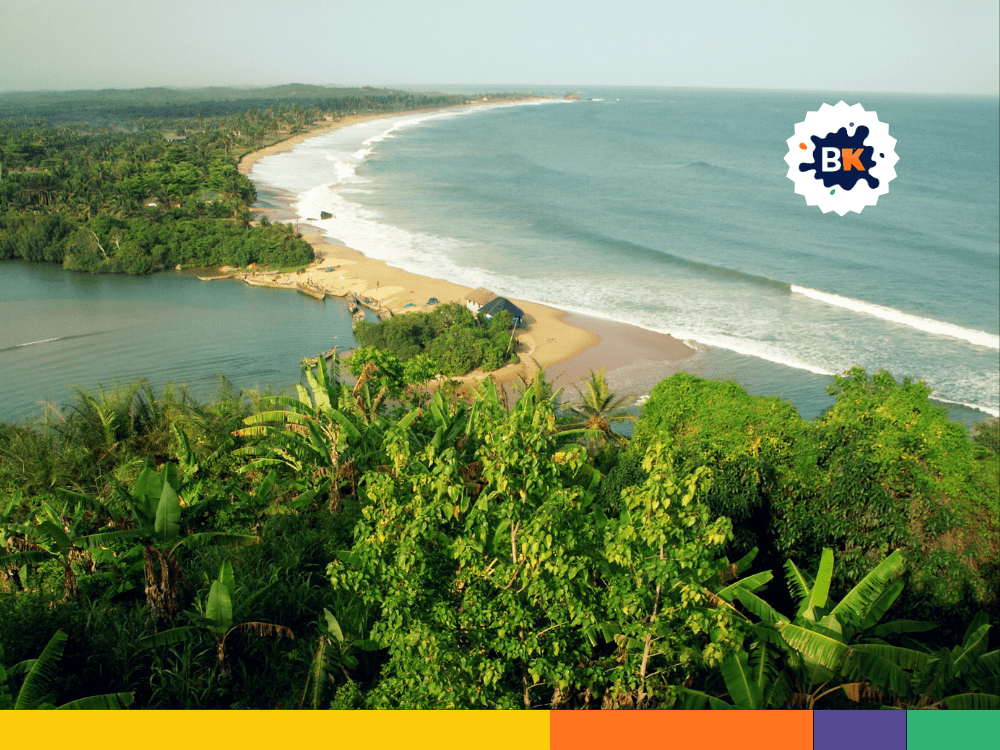 The landscape of Ghana The landscape of Ghana