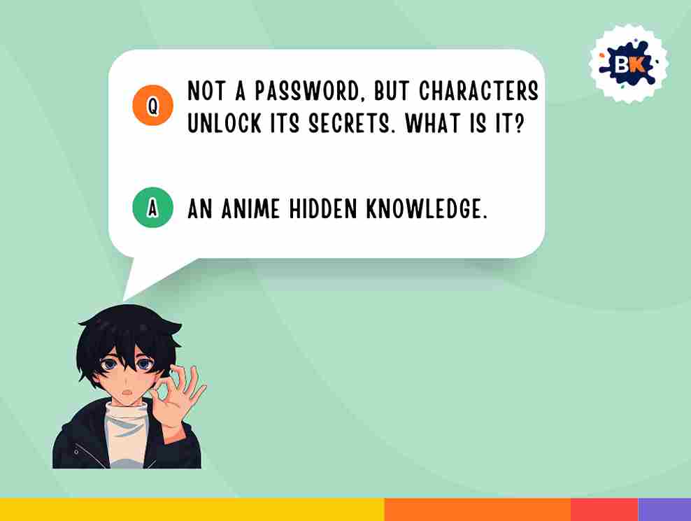 Awesome Anime Riddles For Kids
